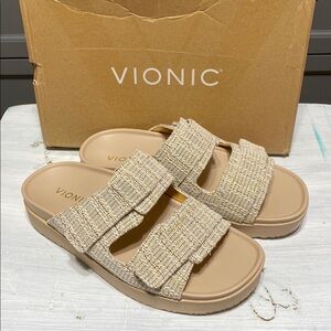 Vionic Women's Riviera Slide Sandals shoes size 7